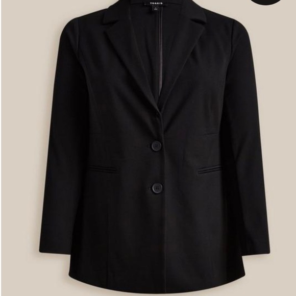 Torrid Studio Luxe Long Line Blazer SZ 0X - Picture 4 of 8